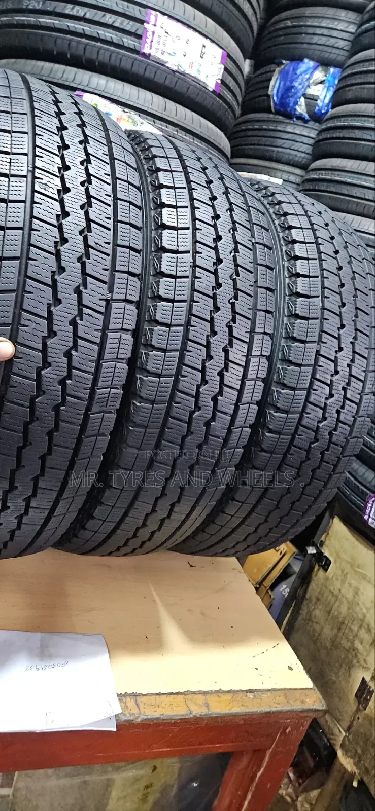195 80 R15 Dunlop All Seasons Tires and Very Strong in All Ways.