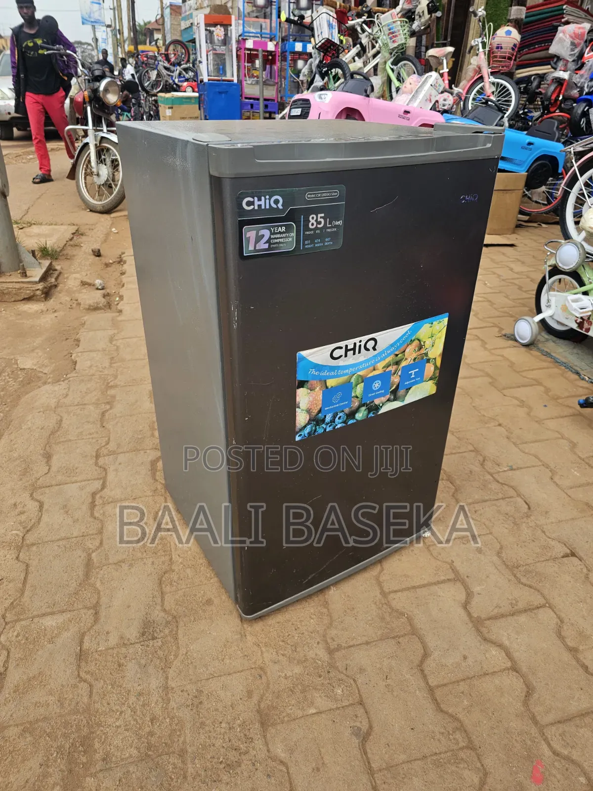 Chang Used Fridge With Inside Light,Door Storage and 2 Years Warranty