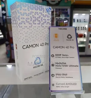 New Tecno Camon 40 Pro 5G 256 GB Gray