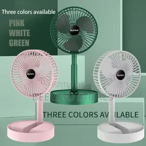 Portable Rechargeable Folding Desk Fan – Compact Cooling Solution