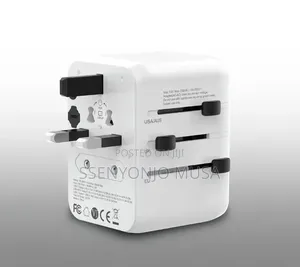Green Lion 20w Universal Travel Adapter With Usb-C Dual Usb-a –White