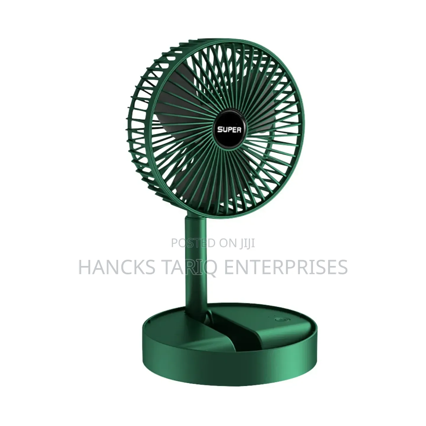 Portable Rechargeable Folding Desk Fan – Compact Cooling Solution