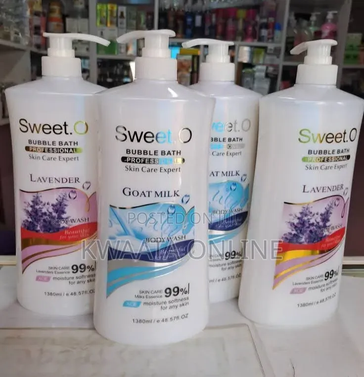 1.38l Sweet. O Bubble Bath Shower Gel Skin Care Organic Body Wash