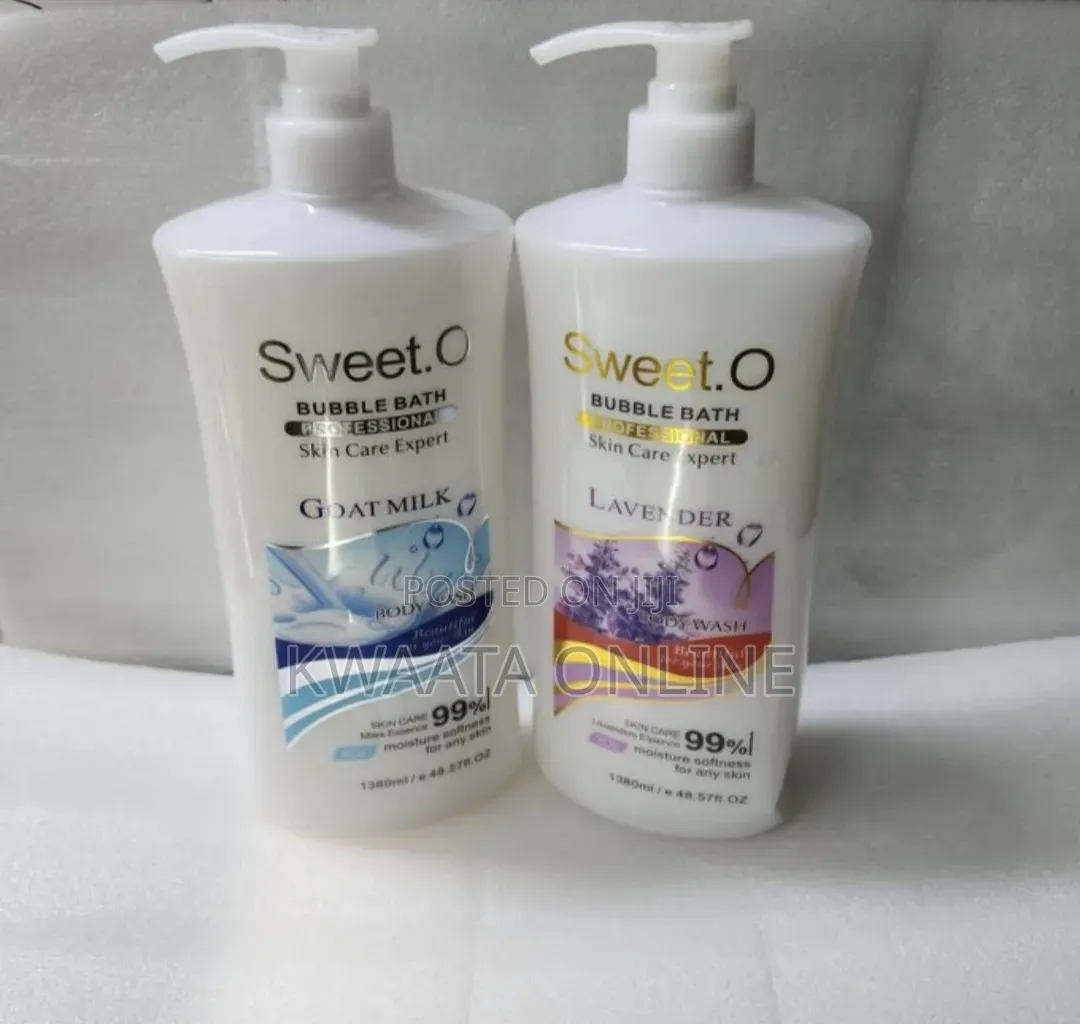 1.38l Sweet. O Bubble Bath Shower Gel Skin Care Organic Body Wash