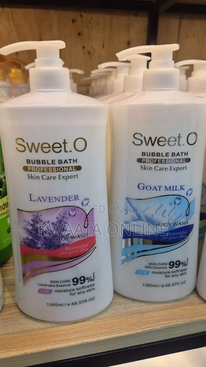 1.38l Sweet. O Bubble Bath Shower Gel Skin Care Organic Body Wash