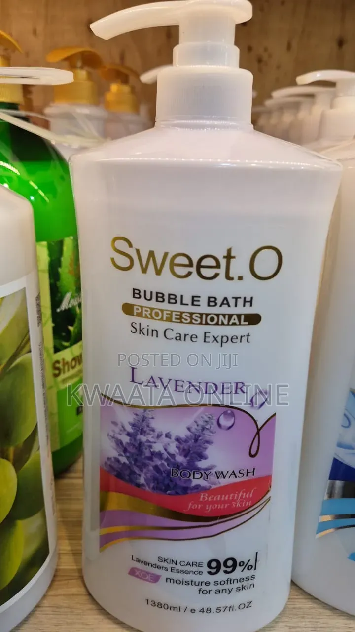 1.38l Sweet. O Bubble Bath Shower Gel Skin Care Organic Body Wash