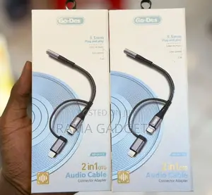 Go-Des Gd-Uc173 2-in-1 Audio Cable
