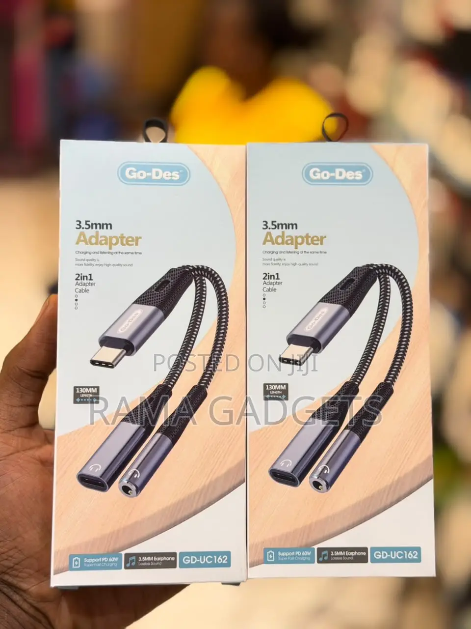 Go-Des Model Gd-Uc162 2-in-1 Adapter Cable.
