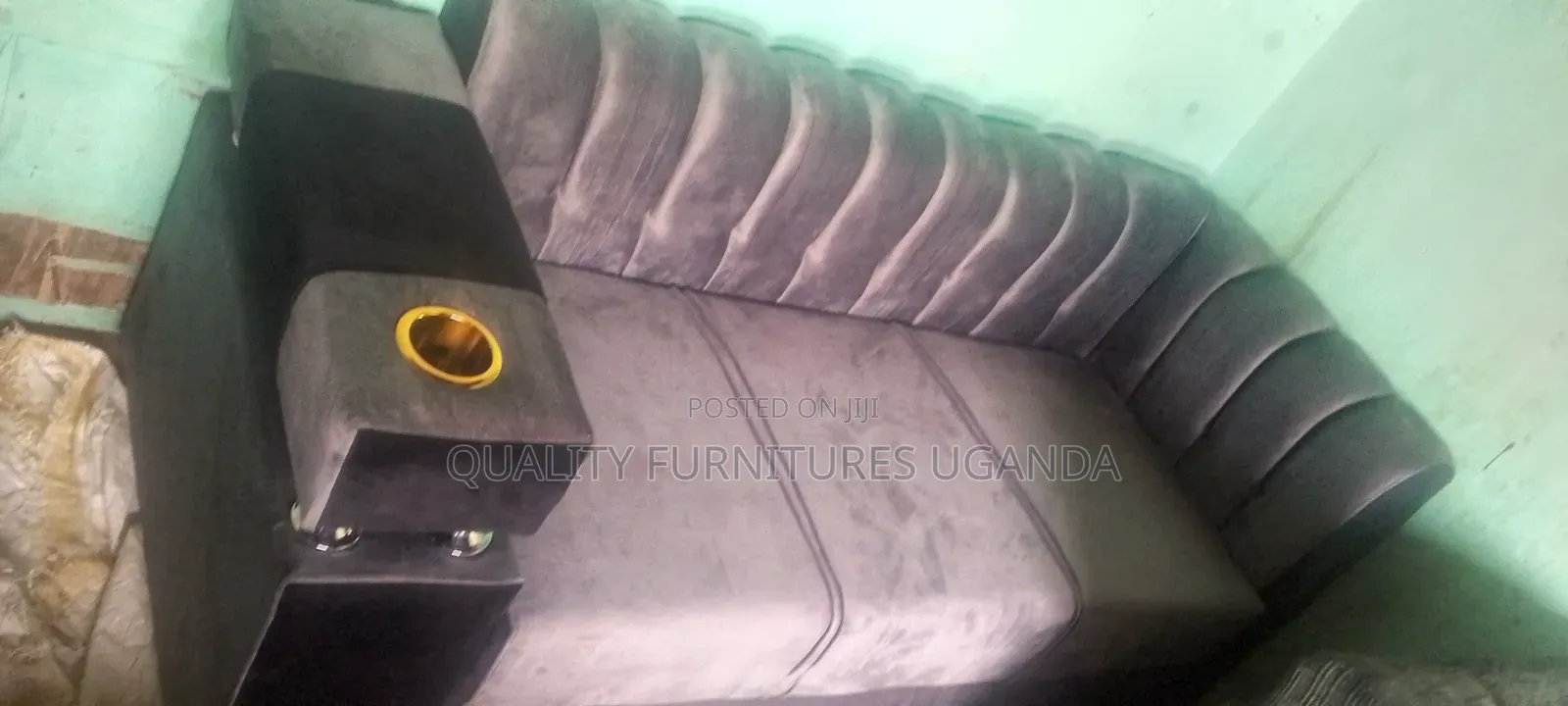 Gray Loveseat 3 Seater