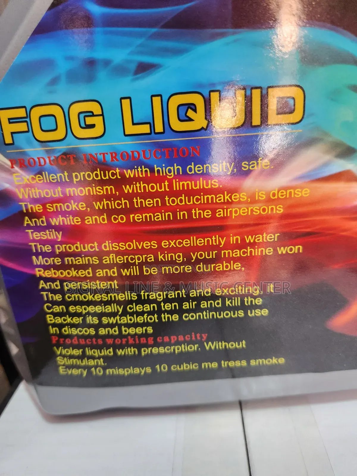 Fog Liquid for Fog Machine or Fog Water