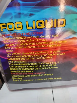 Fog Liquid for Fog Machine or Fog Water