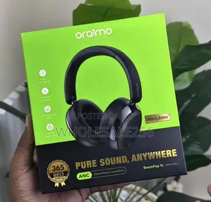 Oraimo Boompop N Anc Wireless Headphones, 65hrs Playtime, Foldable.
