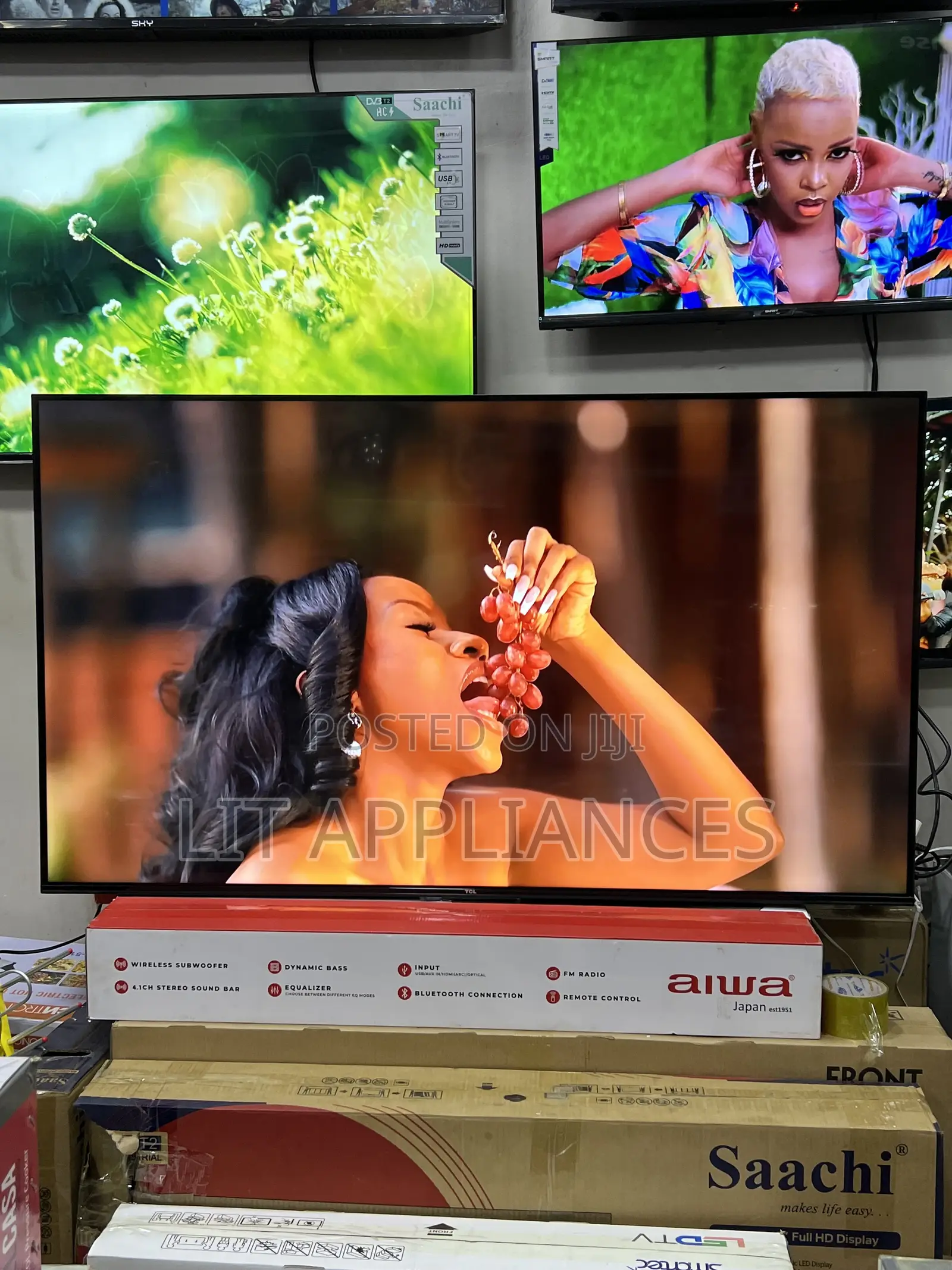 TCL 65inch Android Tv , Uhd Brand New With 3years Warranty,