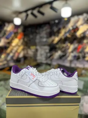 Nike Af1 White Viotech Contrast Stitch