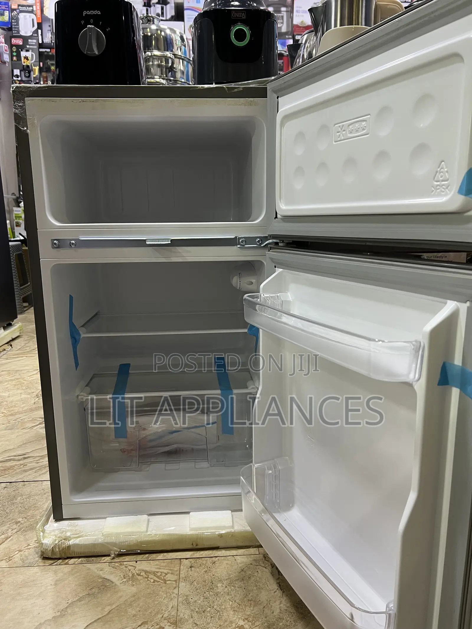 Roch 110 Double Door Fridge With 5years Warranty.