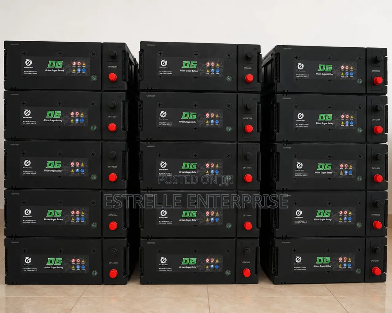 N120 120ah Maintenance Free Car Battery Dg African Dragon