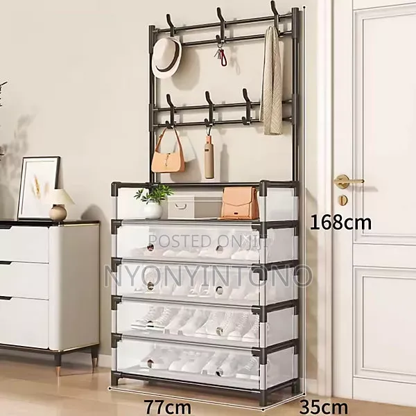 5layer Hat and Shoe Rack Dust Proof