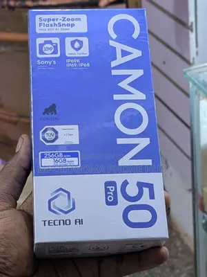 New Tecno Camon 50 Pro 256 GB Black