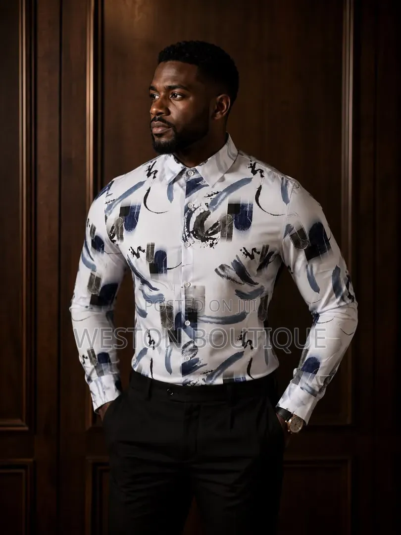 Long Sleeve Floral Men's Original Rubber Shirts