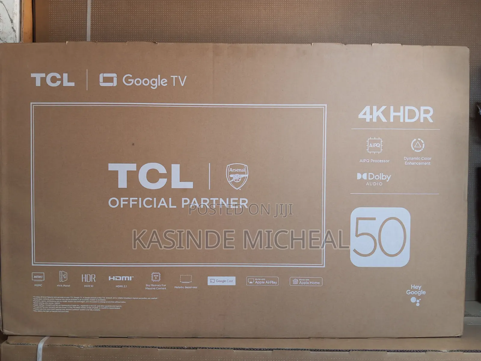 50inches TCL HDR TV