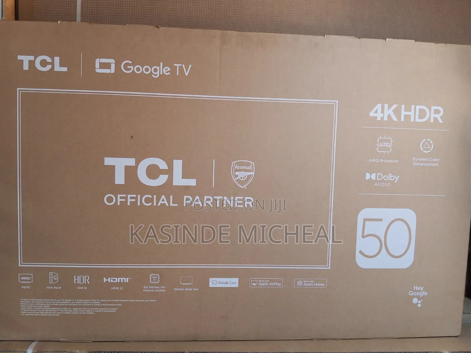 50inches TCL HDR TV
