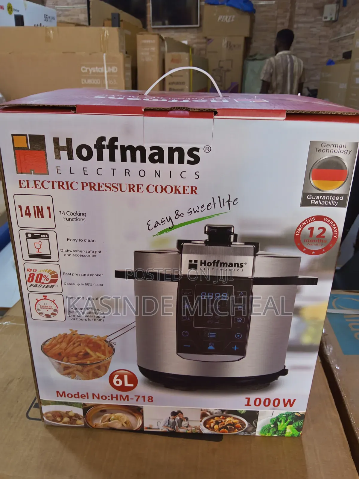 Hoffmans Pressure Cooker 6litres