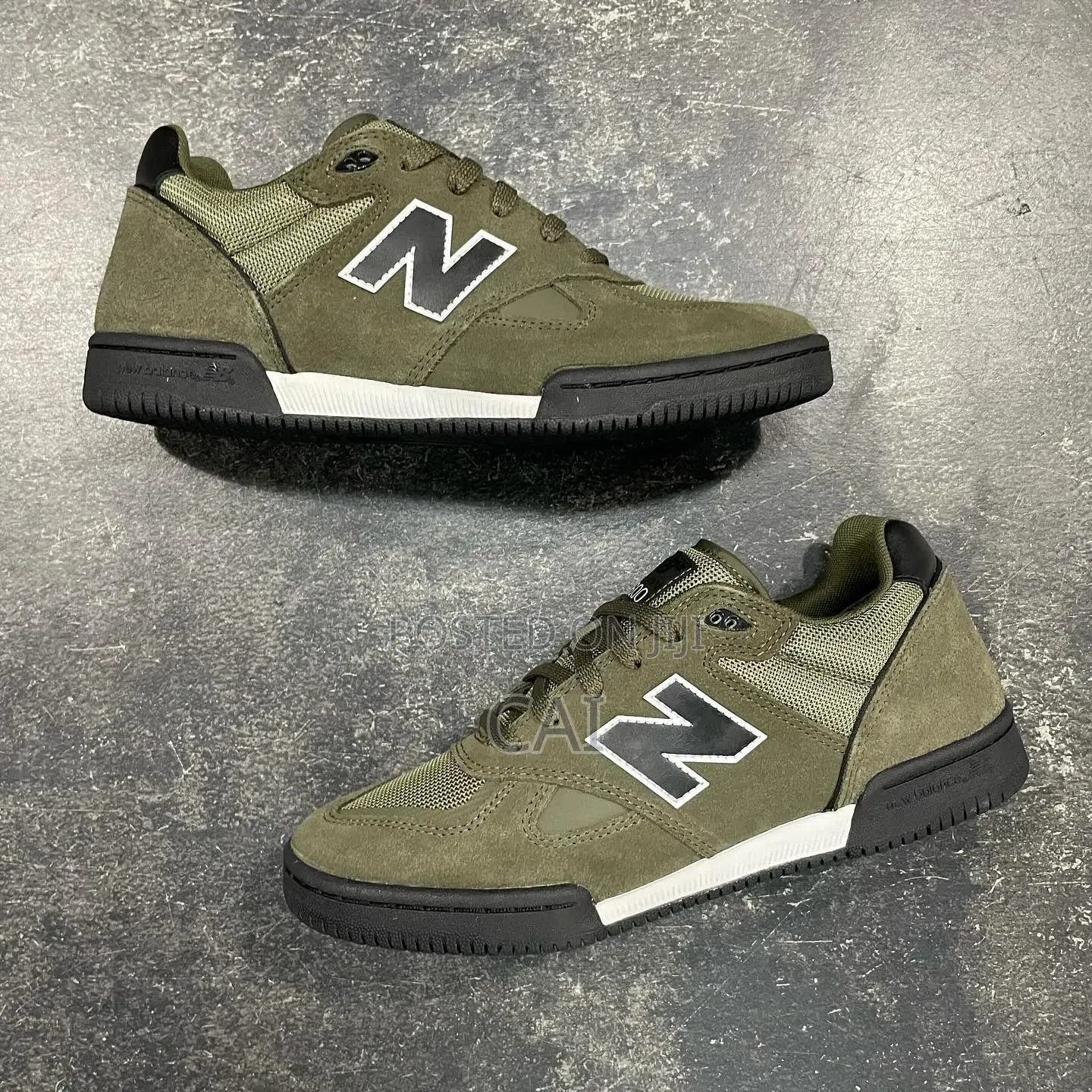 New Balance Numeric 600 Tom Knox Sneakers Green and Black