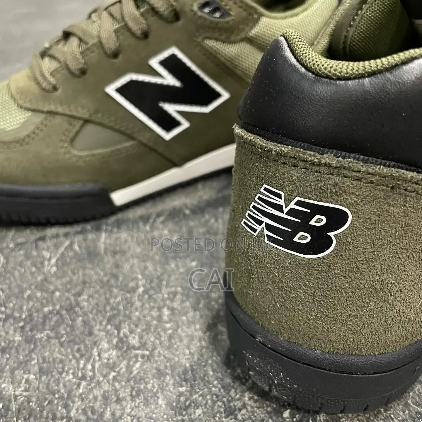 New Balance Numeric 600 Tom Knox Sneakers Green and Black