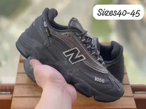 Black New Balance 1000 Sneakers. Wood Olive