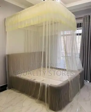 Wall Mount Mosquito Net Cream King Size