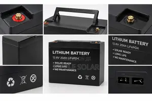 12.8V 20Ah LiFePO4 Lithium Battery Solar Deep Cycle Battery