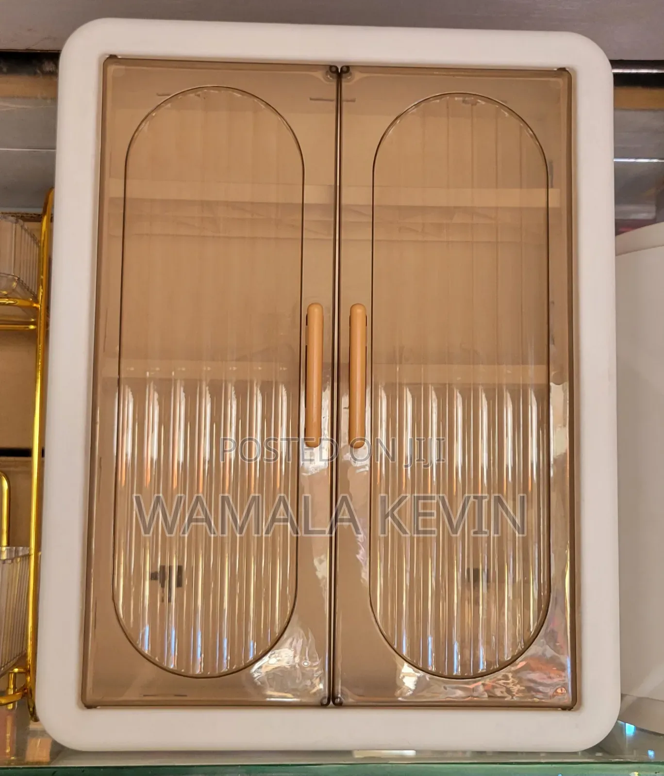 White Wall Mounted Storage Cabinet