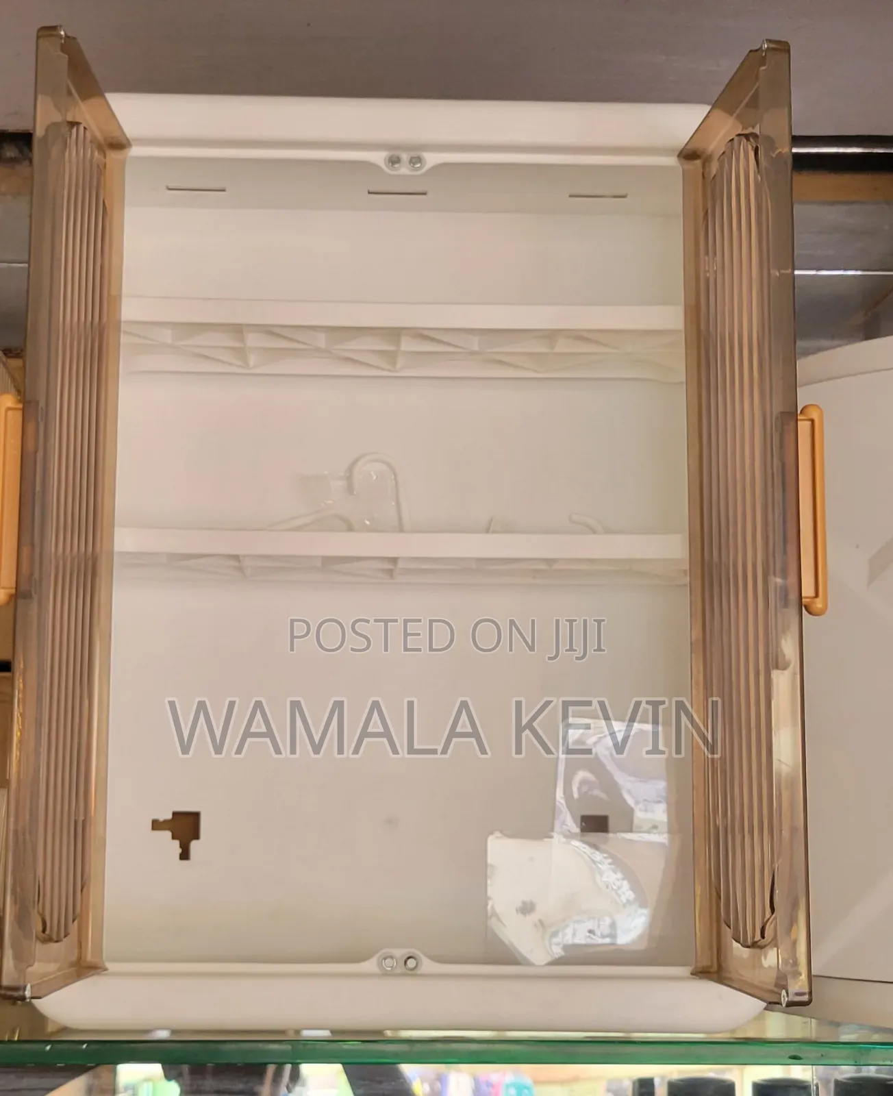 White Wall Mounted Storage Cabinet