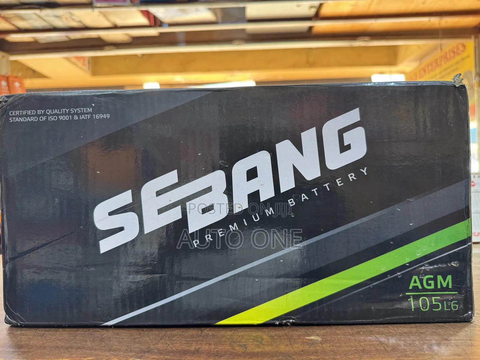 Din110 AGM Sebang Battery With Start-Stop Feature