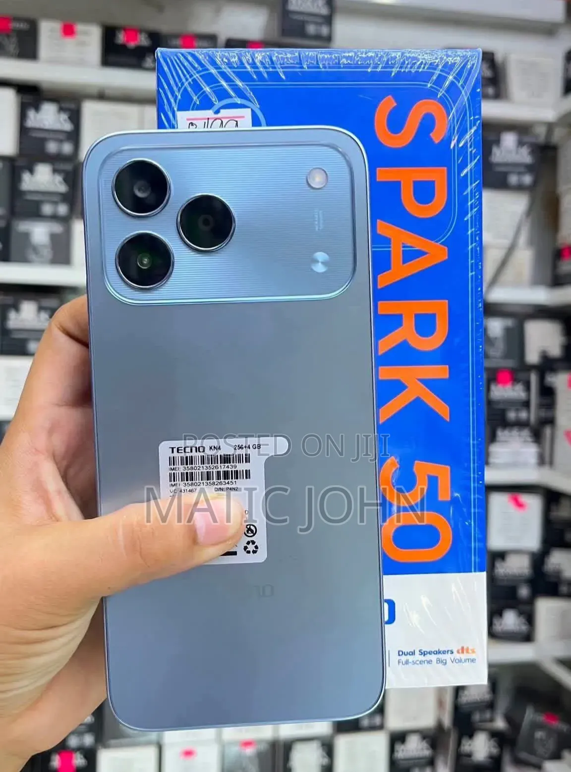 New Tecno Spark 50 128 GB Blue