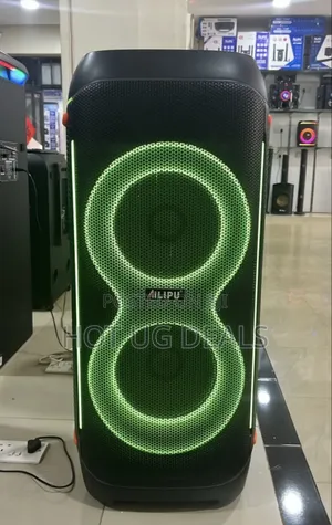 AILIPU Wireless Karaoke Speaker With Dual 4-Inch Speakers Microphone