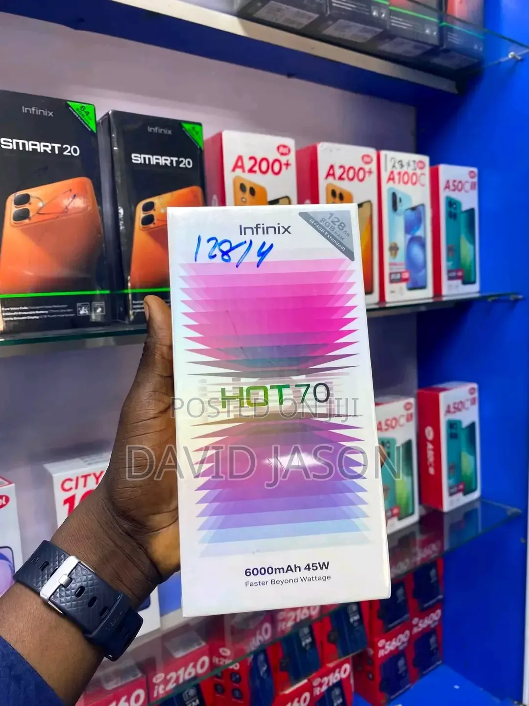 New Infinix Hot 70 256 GB Silver