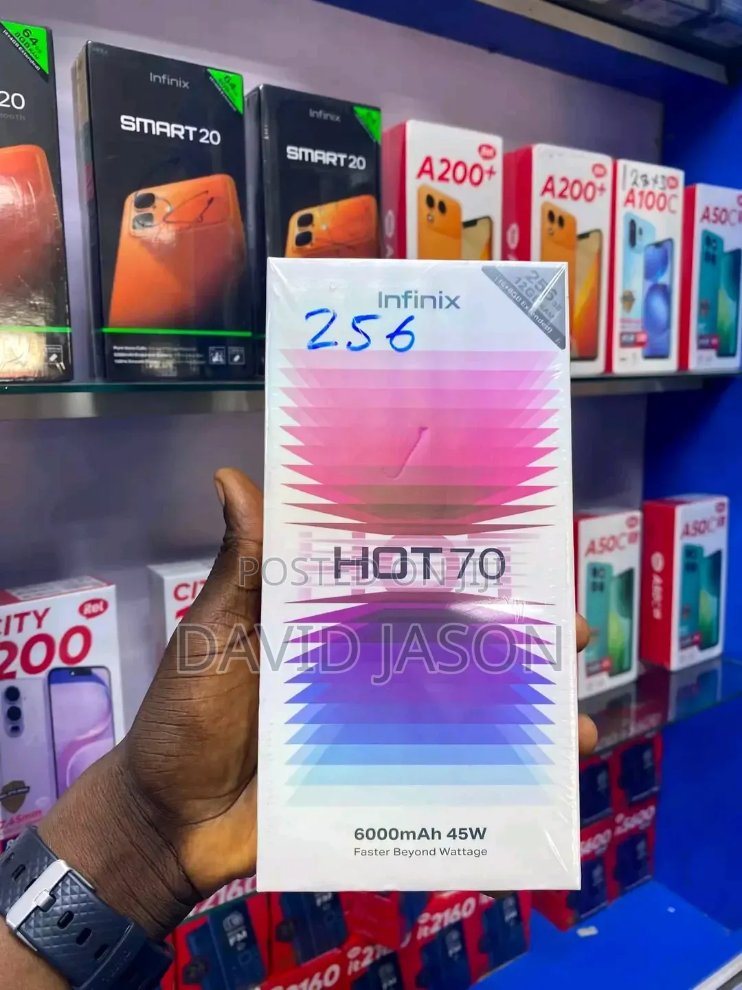 New Infinix Hot 70 256 GB Silver