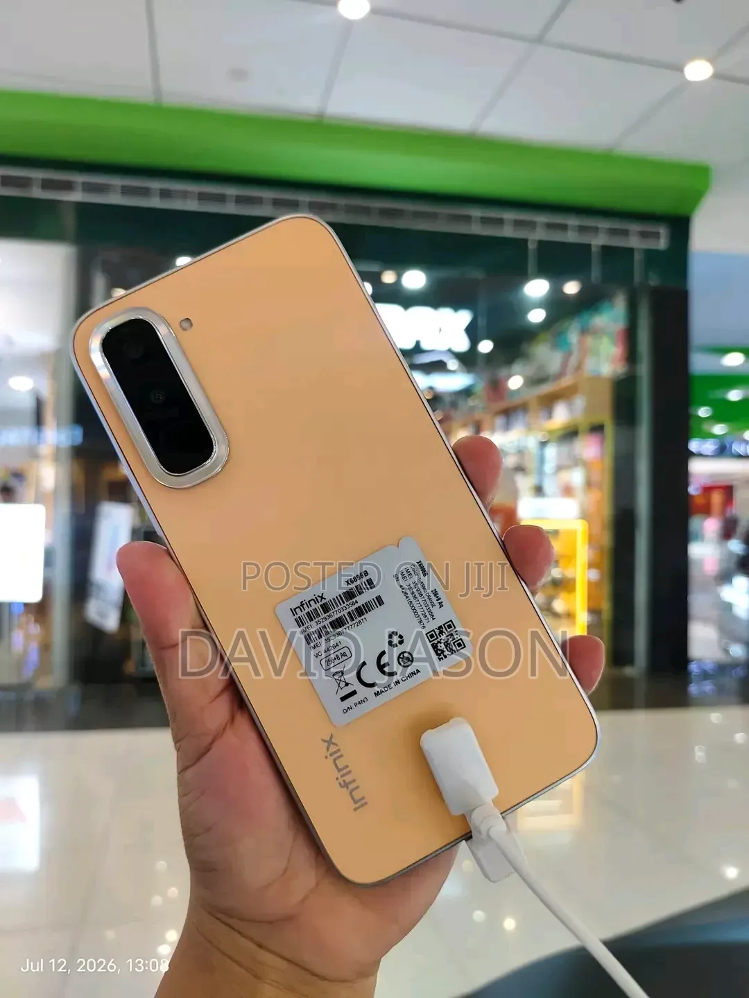 New Infinix Hot 70 256 GB Orange