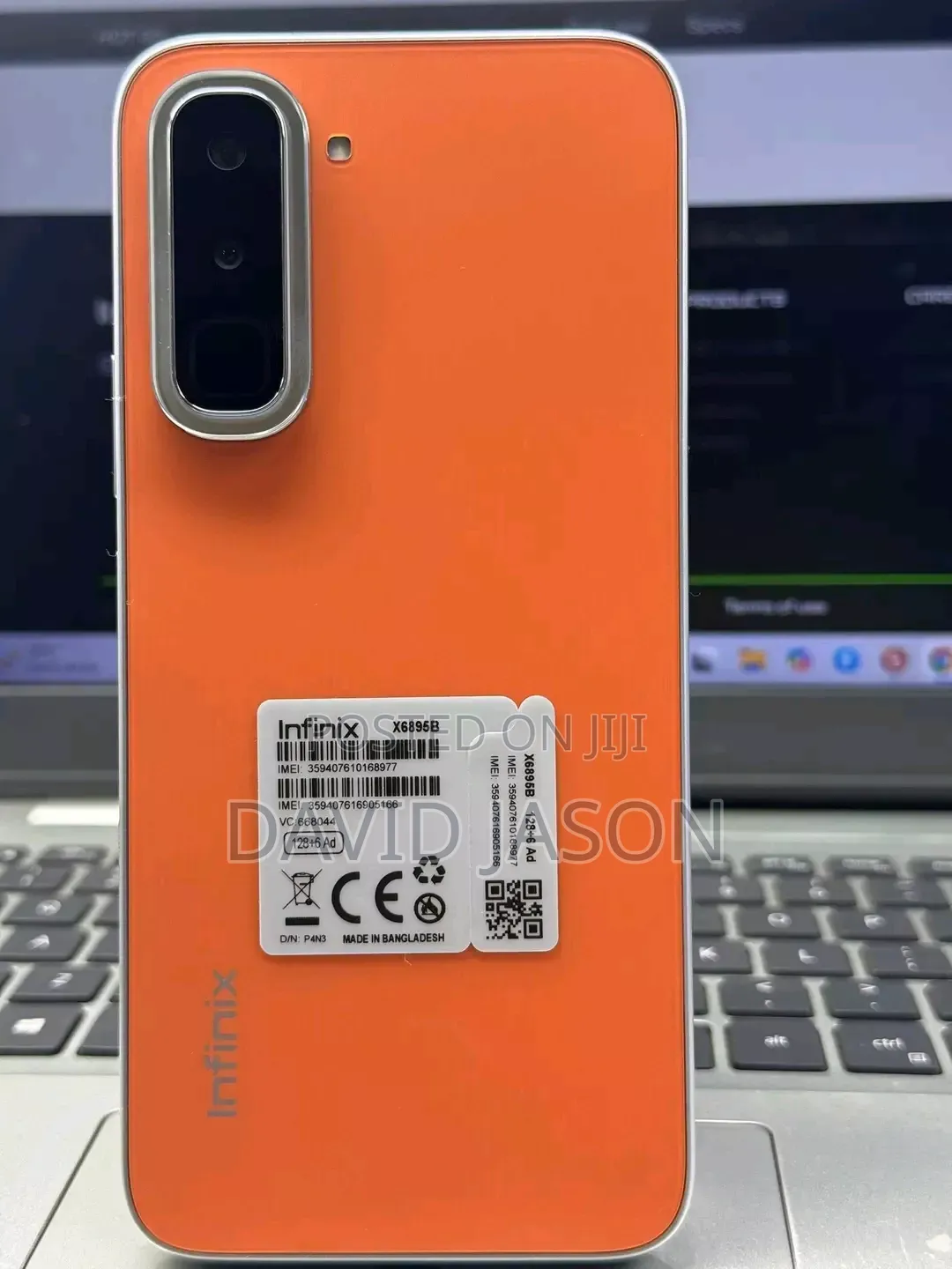 New Infinix Hot 70 256 GB Orange