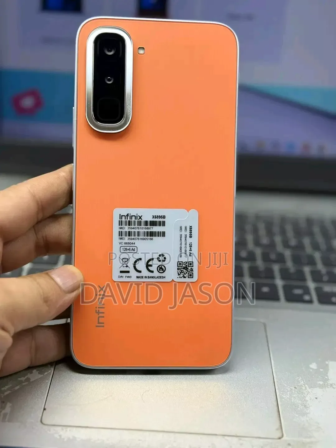 New Infinix Hot 70 256 GB Orange