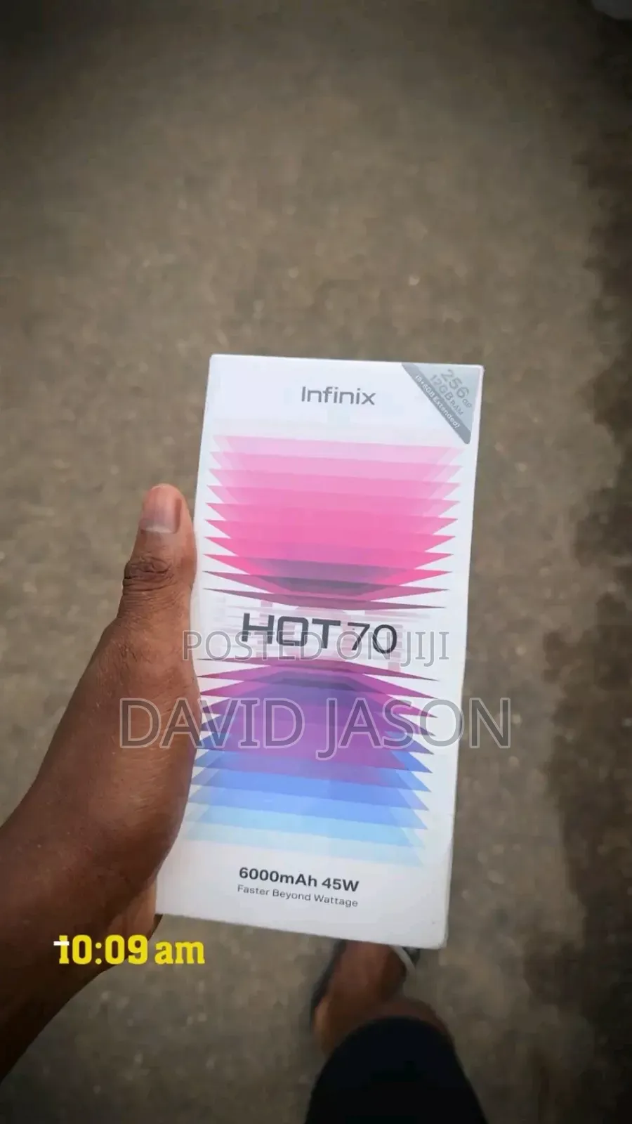 New Infinix Hot 70 256 GB Orange