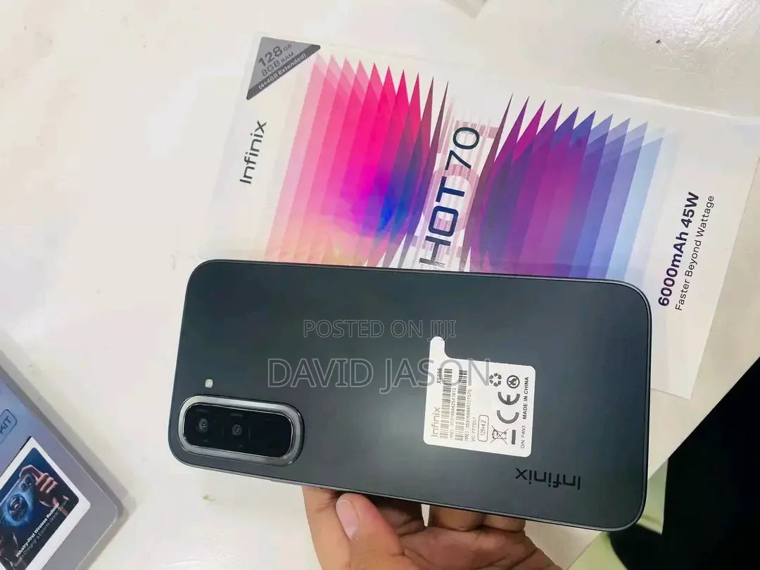 New Infinix Hot 70 256 GB Black