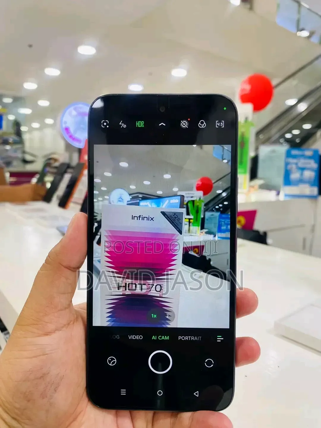 New Infinix Hot 70 256 GB Black