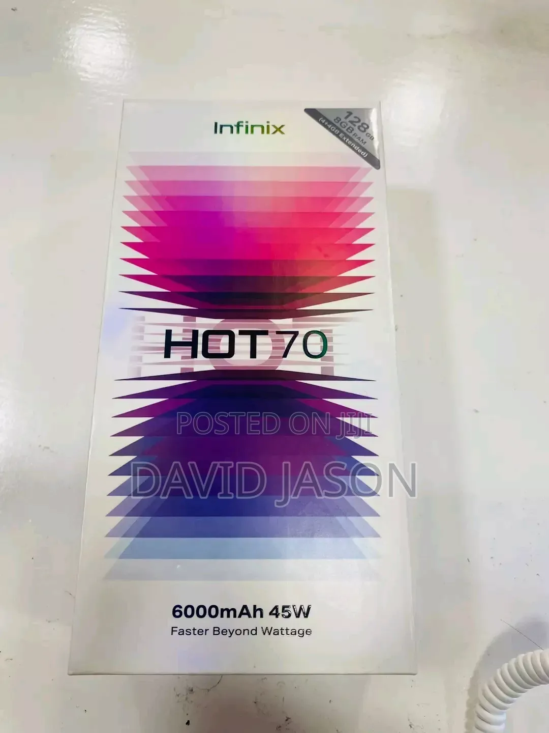New Infinix Hot 70 256 GB Black