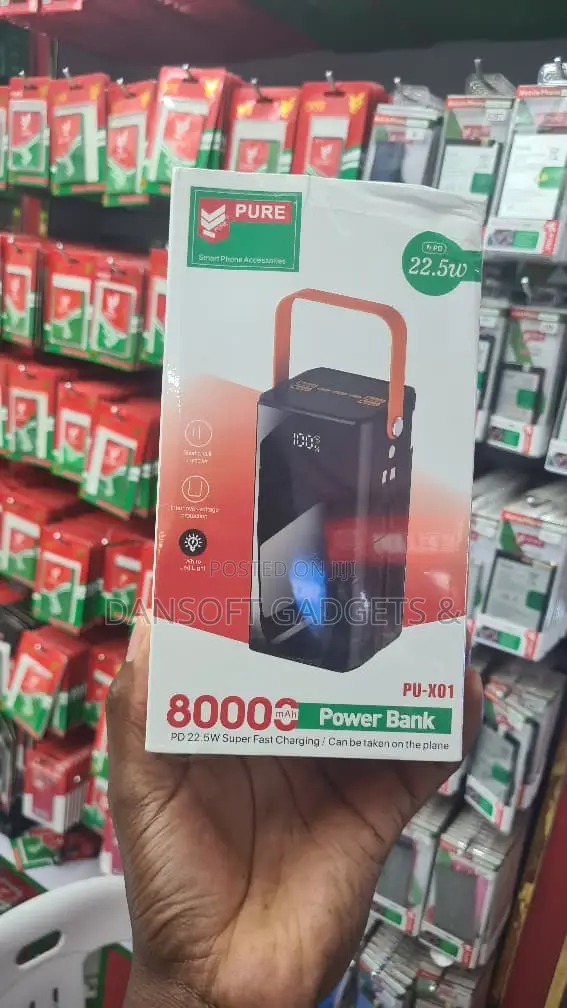 PURE 80,000mAh Power Bank – 22.5W PD Super Fast Charging