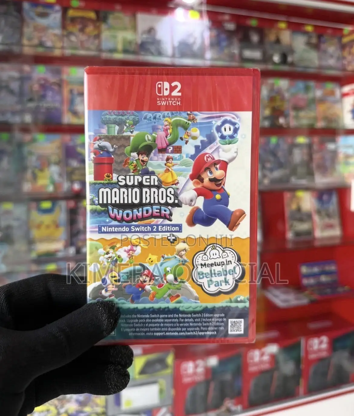 Super Mario Bros Wonder Nintendo Switch 2 Edition Game Cd