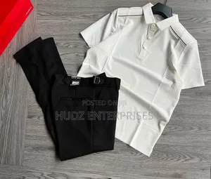 T-Shirt and Beltless Pants