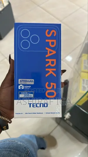 New Tecno Spark 50 128 GB Blue