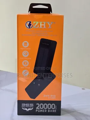 ZHY 20,000mah Power Bank With Cables